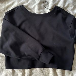 Lululemon crossback cropped sweatshirt